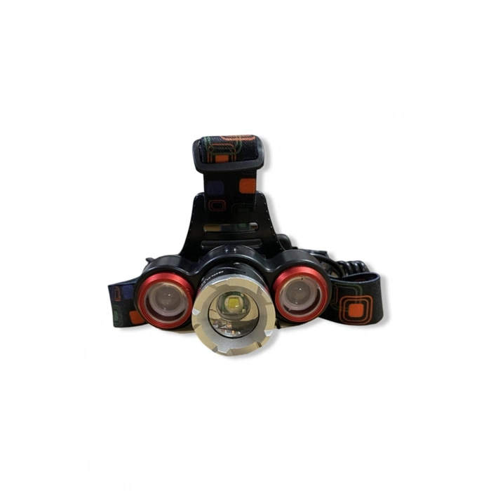 Özel Üretim Güçlü Parlak Su Geçirmez Avcı Kamp 10w 3x T6 Cree Led Profesyonel Şarjlı Kafa Feneri