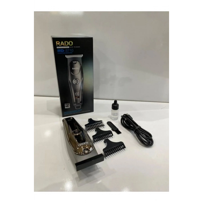 Özel Üretim Profesyonel Seri RADO RD3710 T Bıçak Sıfır Kesim LCD Ekran Şarjlı Tıraş Makinesi