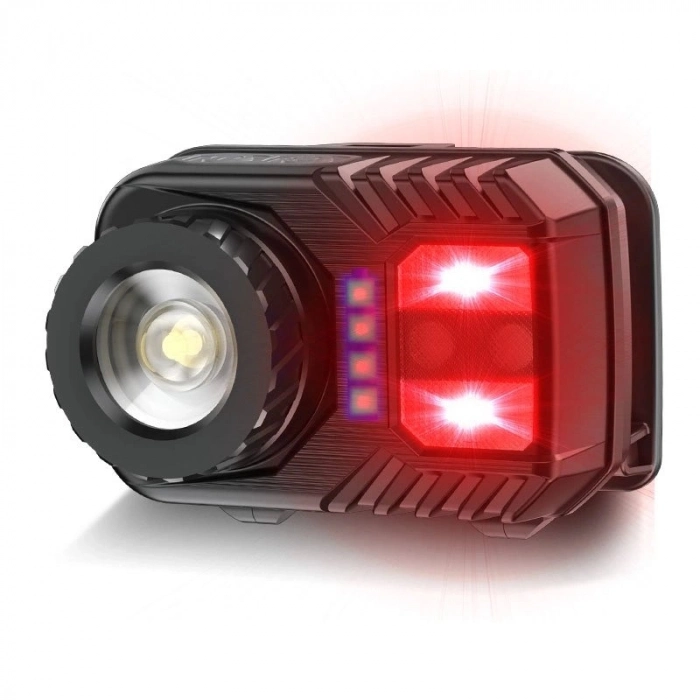 Özel Üretim PeakStar PS571 Sensör XPG COB LED USB Şarj Edilebilir Lityum Pilli Zoomlu Kafa Lambası
