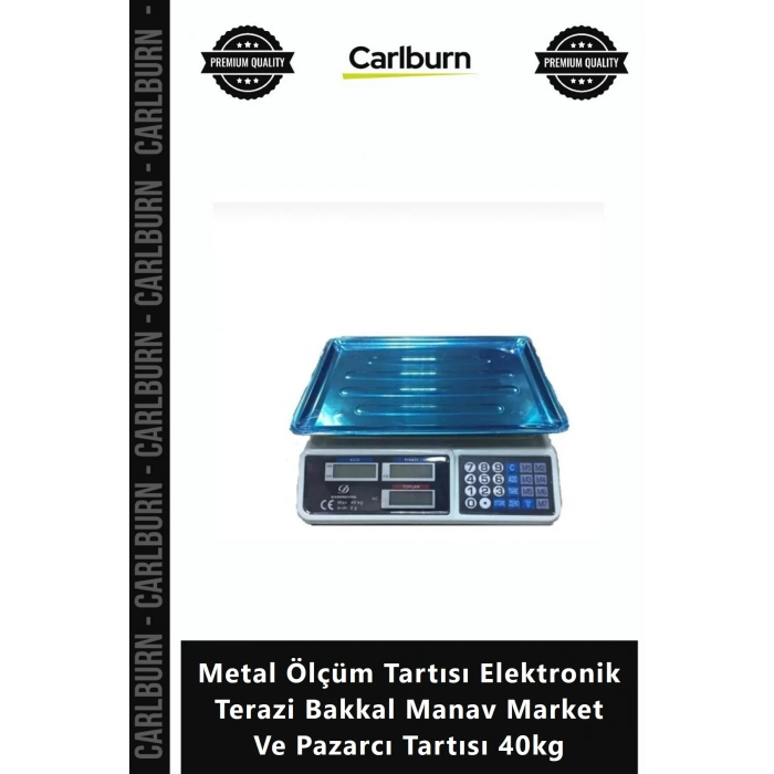 Özel Üretim Hassas Metal Ölçüm Tartısı Elektronik Terazi Bakkal Manav Market Pazarcı Tartısı 40kg