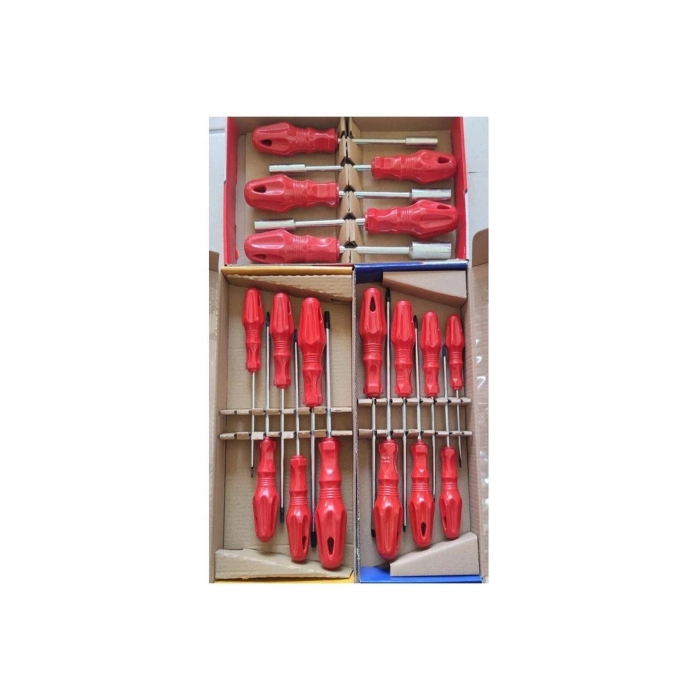 Özel Üretim Kaliteli Dayanıklı Seri Lokma Tornavida Torx Tornavida Düz Yıldız Tornavida Seti Takımı