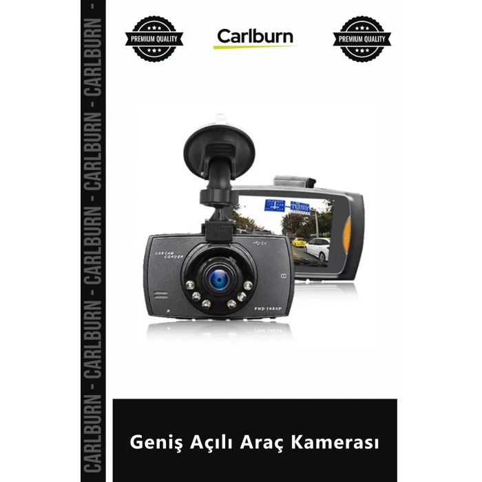 Özel Üretim Full HD 1080P Gece Görüşlü G Sensörlü Kompakt Döngüsel Kayıtlı Geniş Açılı Araç Kamerası