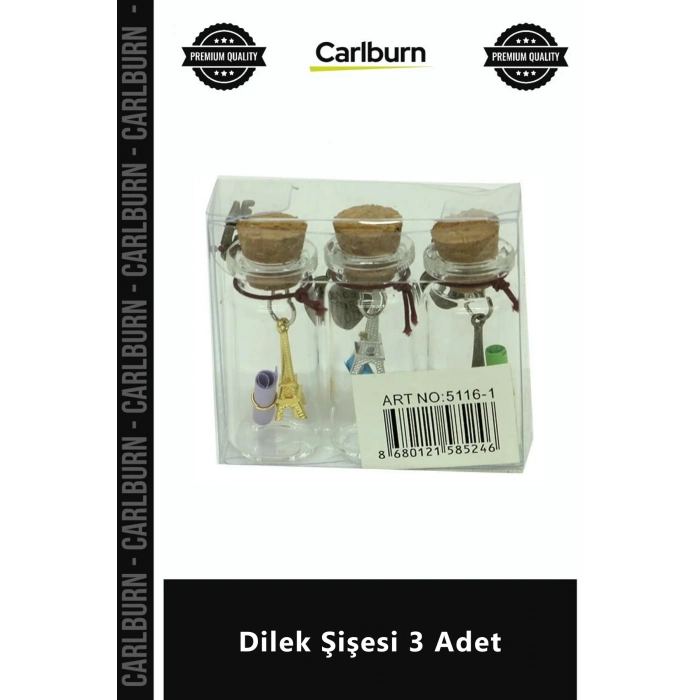 Özel Üretim Şeffaf Cam Dekoratif Hediyelik Mini Saklama Kabı Tasarım Hediye Dilek Şişesi 3 Adet