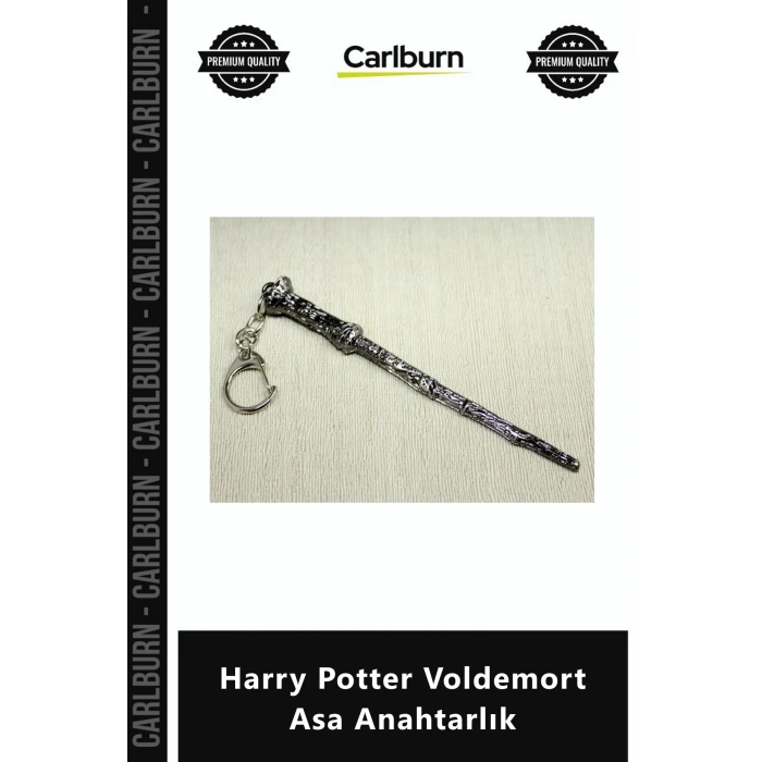 Özel Üretim Metal Tasarım Şık Koleksiyon Hediyelik Büyücü Harry Potter Voldemort Asa Anahtarlık