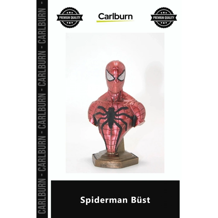 Özel Üretim Marvel Örümcek Adam Polyester Dekoratif Ofis Hediyelik Koleksiyon Biblo Spiderman Büst