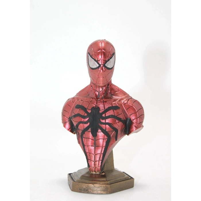 Özel Üretim Marvel Örümcek Adam Polyester Dekoratif Ofis Hediyelik Koleksiyon Biblo Spiderman Büst