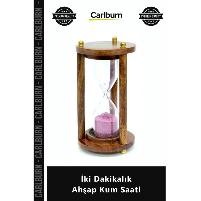 Özel Üretim Kaliteli Dekoratif Hediyelik Ofis Masaüstü Obje Şık Cam Tasarım İ Dakikalık Ahşap Kum Sa