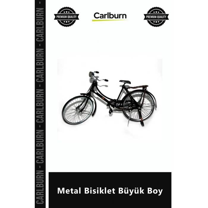 Özel Üretim Dekoratif Estetik Kaliteli Ev Ofis Hediyelik Tasarım Obje Şık Metal Bisiklet Büyük Boy