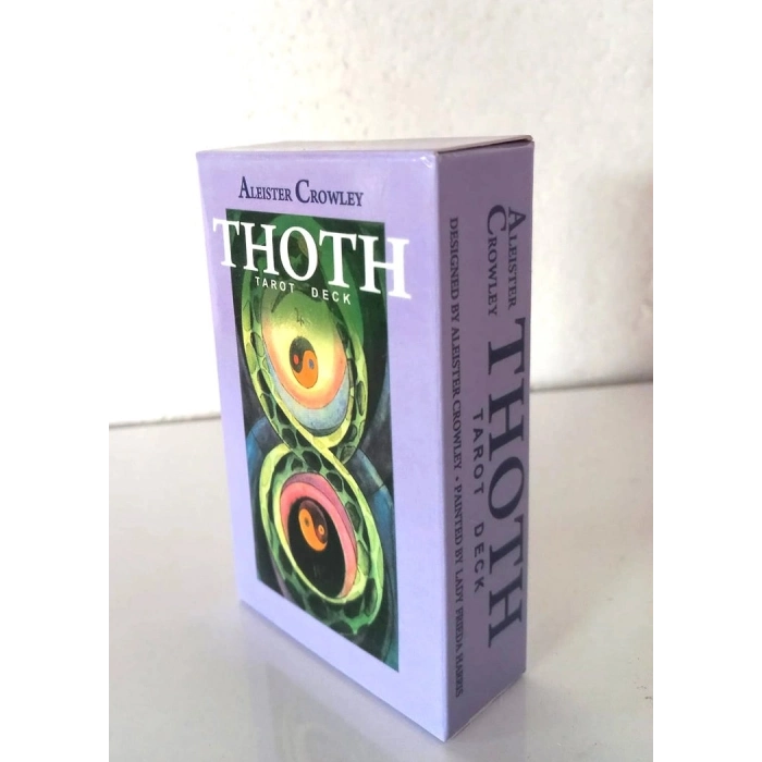 Özel Üretim Aleister Crowley Ezoterik Mistik Kehanet Spiritüel Sembolizm Baskı Thoth Tarot Kartı
