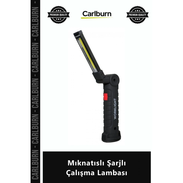 Özel Üretim Güçlü SMD Led Kauçuk Uzun Ömürlü 15 Saat Aydınlatma Askılı Mıknatıslı Şarjlı Çalışma Lam