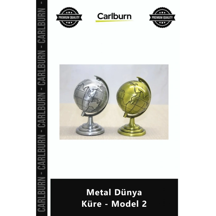 Özel Üretim Dekoratif Modern Ofis Hediyesi Kaliteli Şık Döner Mekanizma Metal Dünya Küre Model 2