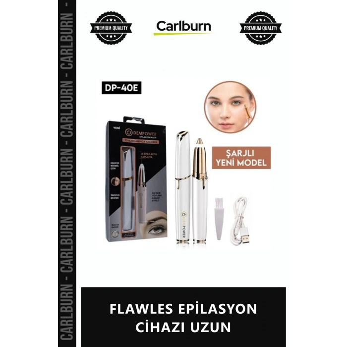 Özel Üretim Profesyonel Hassas Ciltlere Uygun Acısız Pratik Şık Modern Tam FLAWLES EPİLASYON CİHAZI