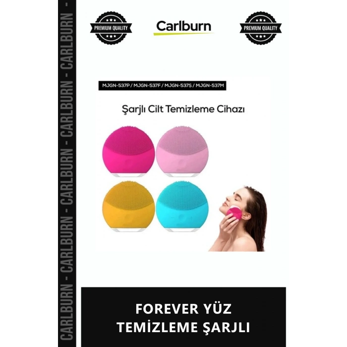 Özel Üretim Silikon Masaj Etkili Su Geçirmez Pembe Cilt Bakımı Kompakt FOREVER YÜZ TEMİZLEME ŞARJLI