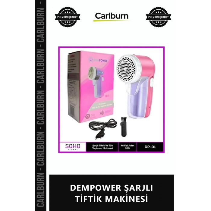 Özel Üretim Kazak Tüy Toplama Aparatı Elbise Temizleyici Pratik DEMPOWER ŞARJLI TİFTİK MAKİNESİ