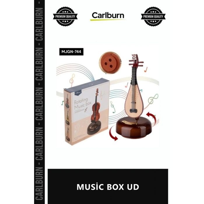 Özel Üretim El İşçiliği Profesyonel Akustik Kaliteli Tasarım Şık Dekoratif Enstrüman MUSİC BOX UD