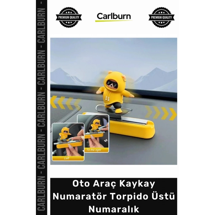 #Numaratör Hareketli Kayan Figür Kaykay Oto Araç Kaykay Numaratör Torpido Üstü Numaralık