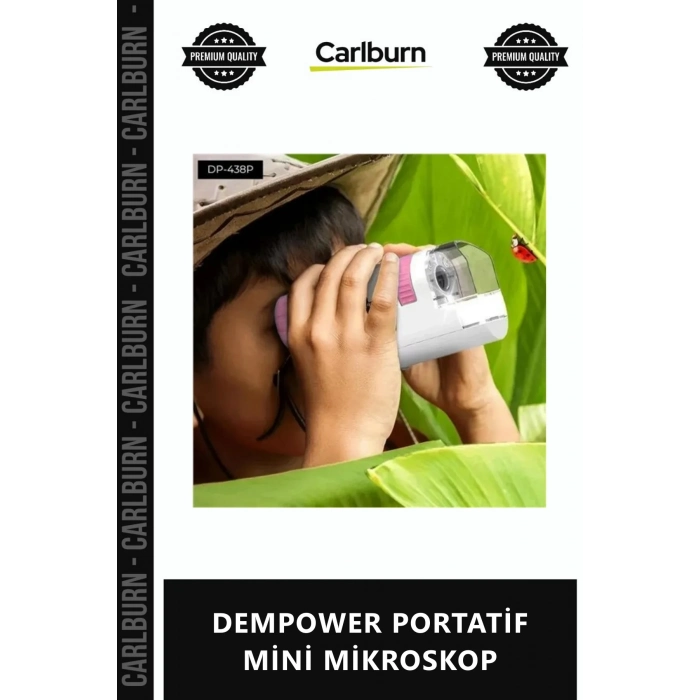 Özel Üretim Işıklı Büyüteç Cep Tipi Dijital Optik Zoom Profesyonel DEMPOWER PORTATİF MİNİ MİKROSKOP