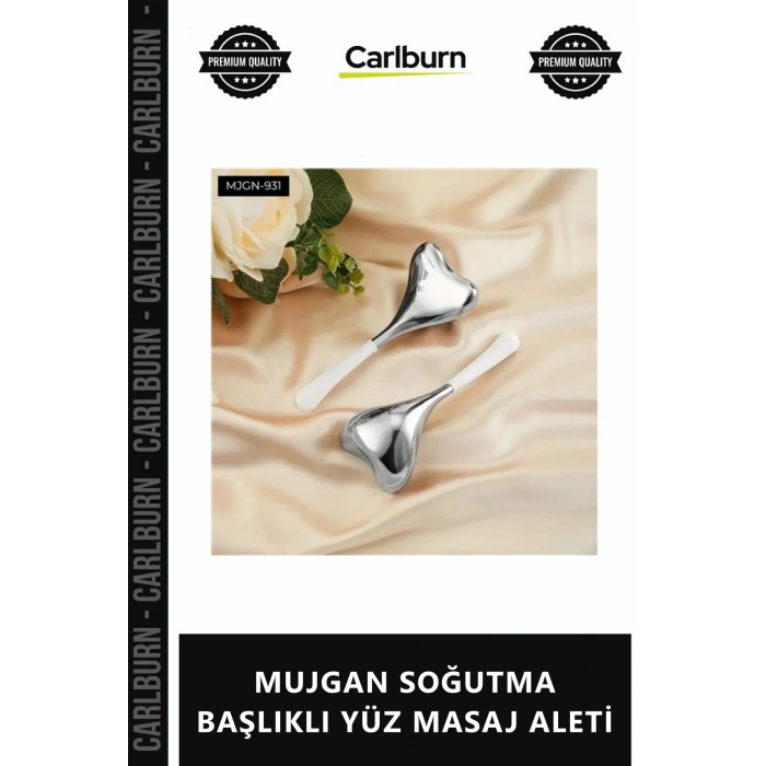 Özel Üretim Cilt Bakımı Canlandırıcı Güzellik Metal Soğuk MUJGAN SOĞUTMA BAŞLIKLI YÜZ MASAJ ALETİ