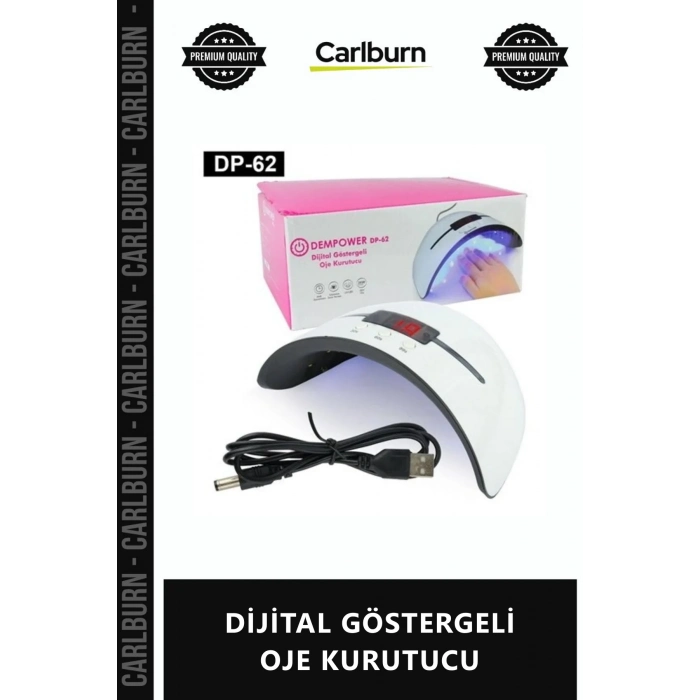 Özel Üretim Kalıcı Oje Led Lamba Hızlı Kurutma Makinesi Profesyonel DİJİTAL GÖSTERGELİ OJE KURUTUCU