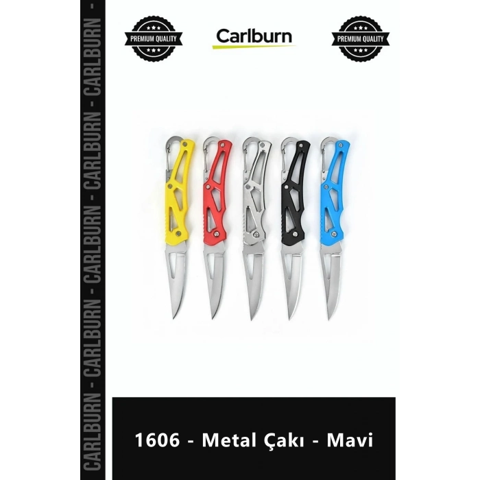 Özel Üretim Paslanmaz Çelik Kamp Bıçağı Katlanabilir Cep Çakısı Outdoor 1606 Metal Çakı Mavi