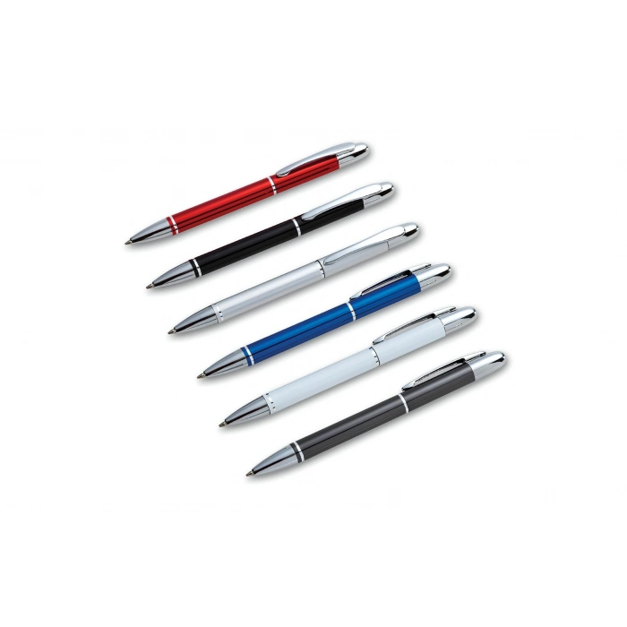 Özel Üretim Lüks Promosyon Logo Baskılı Kurumsal Hediyelik Şık 1225 Metal Tükenmez Kalem Siyah