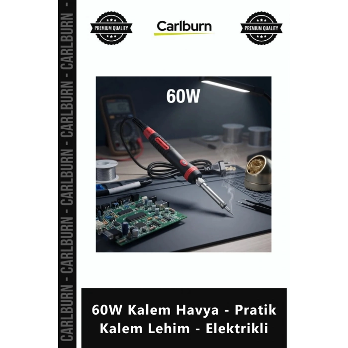 #Havya Profesyonel Hızlı Isınan Ergonomik 60W Kalem Havya Pratik Kalem Lehim Elektrikli