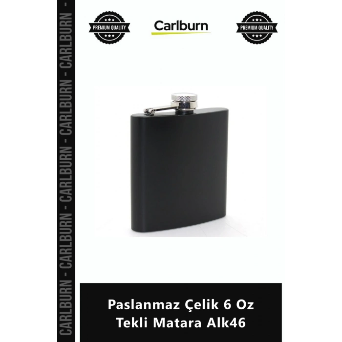 Özel Üretim Şık Tasarım Hediyelik Kompakt Dayanıklı Metal Paslanmaz Çelik 6 Oz Tekli Matara Alk46