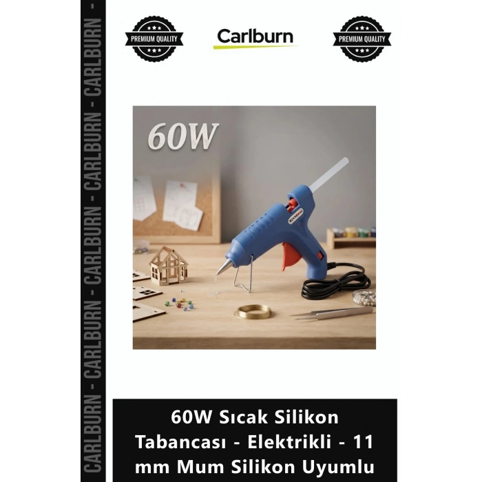 Özel Üretim Profesyonel Hızlı 60W Sıcak Silikon Tabancası Elektrikli 11 mm Mum Silikon Uyumlu