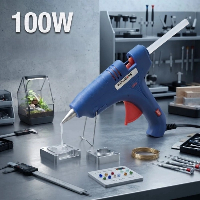 Özel Üretim Profesyonel Hızlı 100W Sıcak Silikon Tabancası Elektrikli 11 mm Mum Silikon Uyumlu