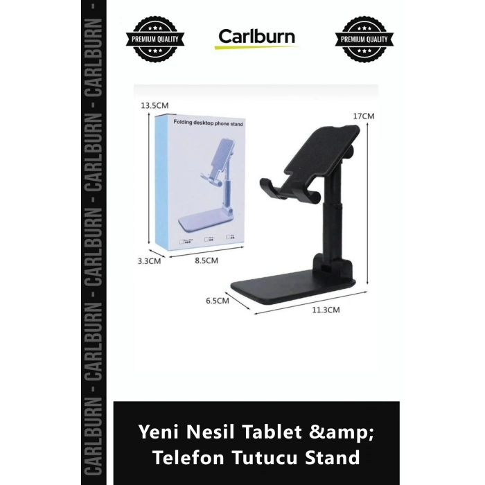 Özel Üretim Ayarlanabilir Yükseklik Katlanabilir Masaüstü Sabit Yeni Nesil Tablet Telefon Tutucu Sta