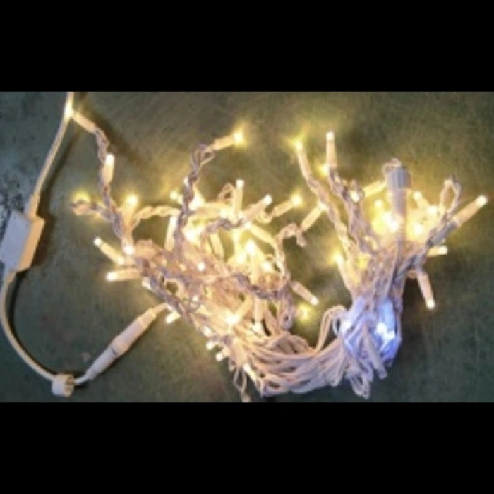 Özel Üretim Perde Işık Yılbaşı Süsleme Dekor 3m 100 Led 20 Saçak 305070cm Çakarlı IP65 Dış Mekan