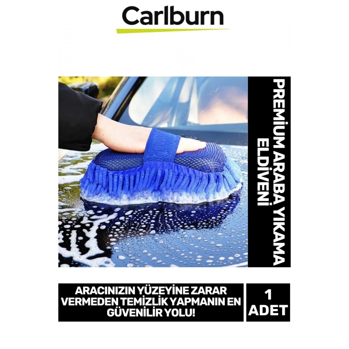 Özel Üretim Oto Premium Kaliteli Malzeme Çizilmeye Karşı Köpüklü Yıkamaya Uygun Araba Yıkama Eldiven