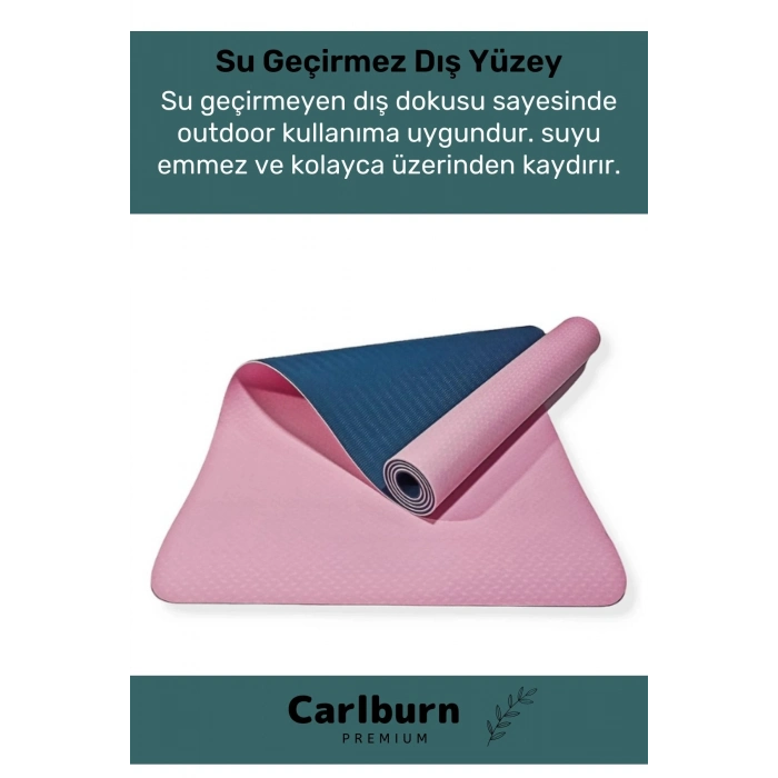 Özel Üretim Özel Konfor Modeli Çift Taraflı Kaymaz Silinebilir Antibakteriyel Yoga Meditasyon Minder