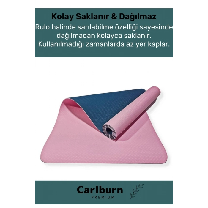 Özel Üretim Özel Konfor Modeli Çift Taraflı Kaymaz Silinebilir Antibakteriyel Yoga Meditasyon Minder