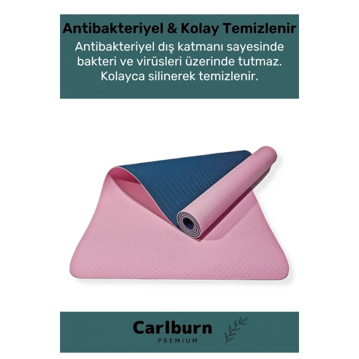 Özel Üretim Özel Konfor Modeli Çift Taraflı Kaymaz Silinebilir Antibakteriyel Yoga Meditasyon Minder
