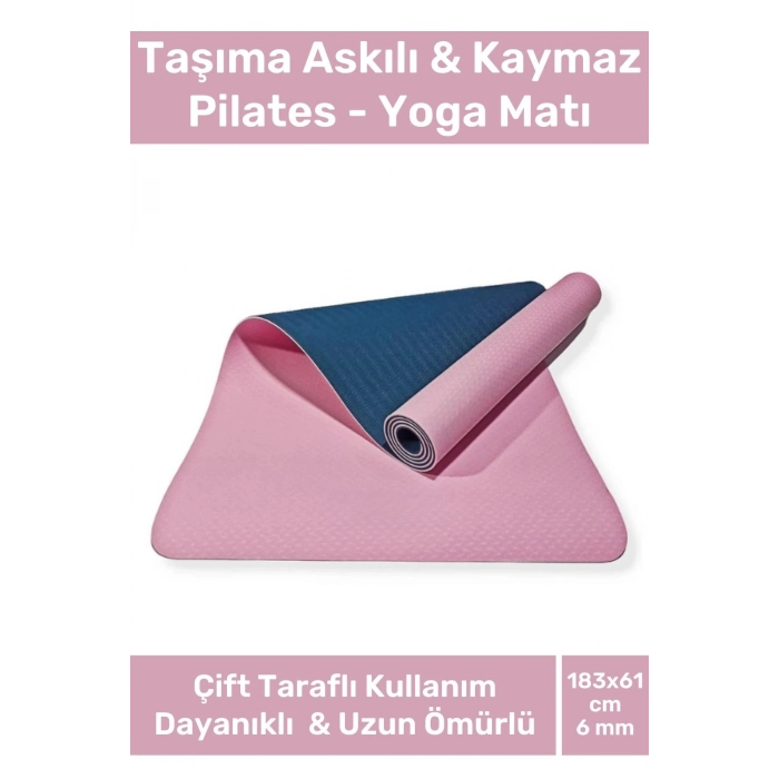 Özel Üretim Özel Konfor Modeli Çift Taraflı Kaymaz Silinebilir Antibakteriyel Yoga Meditasyon Minder