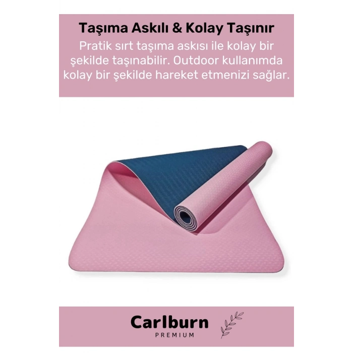 Özel Üretim Özel Konfor Modeli Çift Taraflı Kaymaz Silinebilir Antibakteriyel Yoga Meditasyon Minder