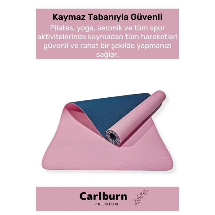 Özel Üretim Özel Konfor Modeli Çift Taraflı Kaymaz Silinebilir Antibakteriyel Yoga Meditasyon Minder