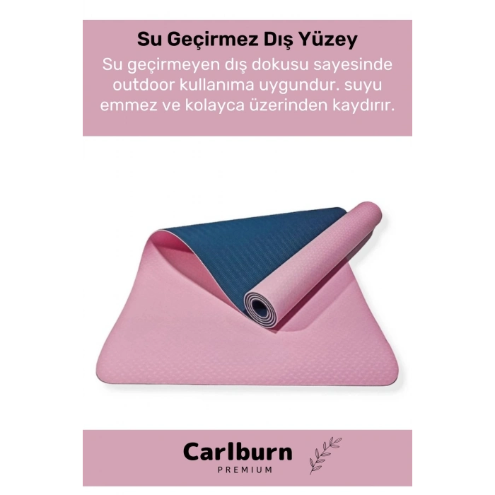 Özel Üretim Özel Konfor Modeli Çift Taraflı Kaymaz Silinebilir Antibakteriyel Yoga Meditasyon Minder