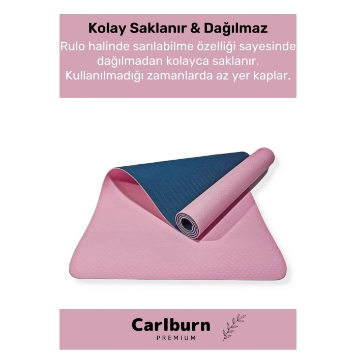 Özel Üretim Özel Konfor Modeli Çift Taraflı Kaymaz Silinebilir Antibakteriyel Yoga Meditasyon Minder