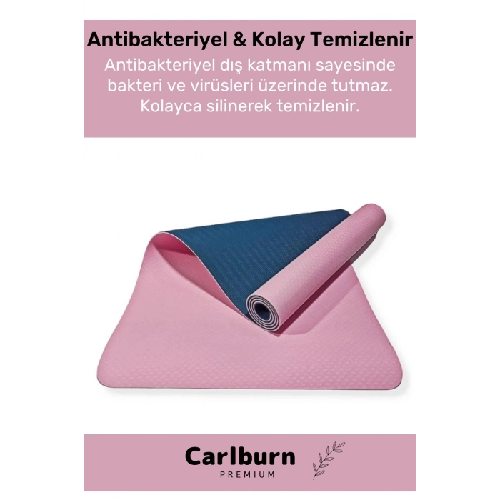 Özel Üretim Özel Konfor Modeli Çift Taraflı Kaymaz Silinebilir Antibakteriyel Yoga Meditasyon Minder