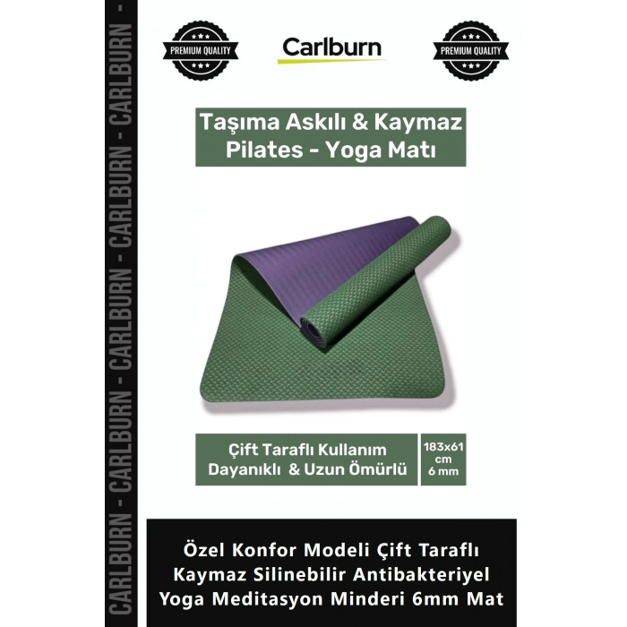 Özel Üretim Özel Konfor Modeli Çift Taraflı Kaymaz Silinebilir Antibakteriyel Yoga Meditasyon Minder