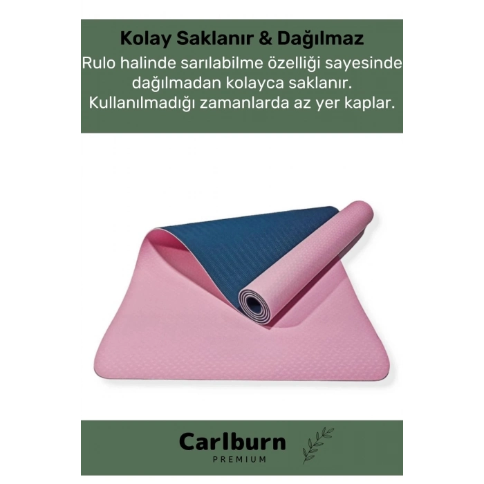 Özel Üretim Özel Konfor Modeli Çift Taraflı Kaymaz Silinebilir Antibakteriyel Yoga Meditasyon Minder