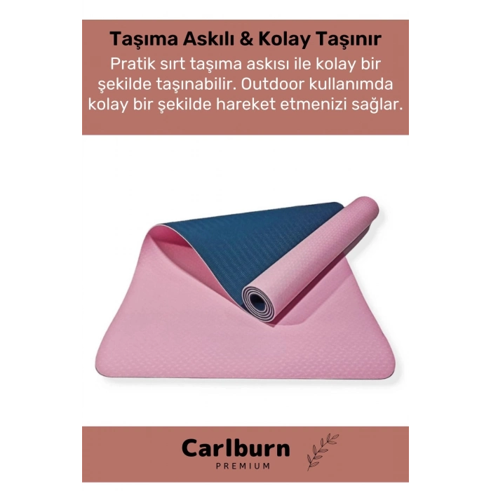 Özel Üretim Özel Konfor Modeli Çift Taraflı Kaymaz Silinebilir Antibakteriyel Yoga Meditasyon Minder