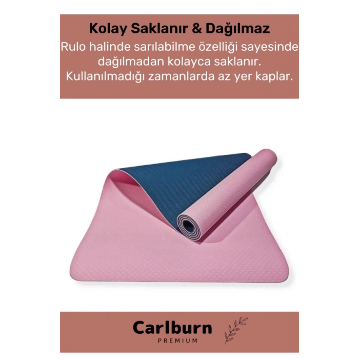Özel Üretim Özel Konfor Modeli Çift Taraflı Kaymaz Silinebilir Antibakteriyel Yoga Meditasyon Minder