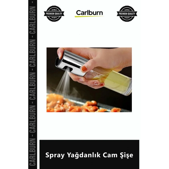 Özel Üretim Mutfak Zeytinyağı Sirke Püskürtücü Sağlıklı Ergonomik Pratik Spray Yağdanlık Cam Şişe