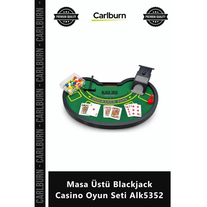 Özel Üretim Profesyonel Kart Oyunu Keçe Zemin Portatif Masa Üstü Blackjack Casino Oyun Seti Alk5352