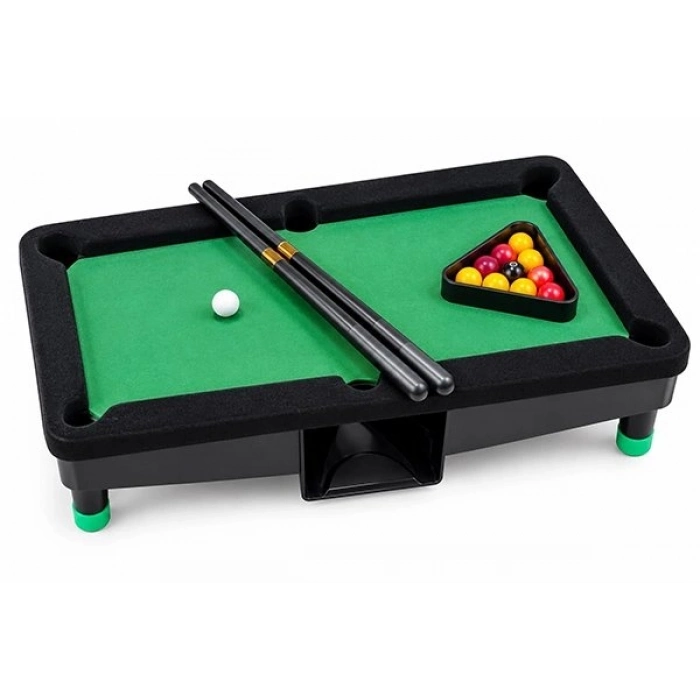 Özel Üretim Hediyelik Ahşap Mini Portatif Eğlenceli Ofis Ev Tipi Masa Üstü Bilardo Oyunu Alk5350