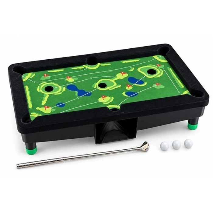 Özel Üretim Eğlenceli Ofis Hediyesi Mini Golf Seti Portatif Masaüstü Masa Üstü Golf Oyunu Alk5349