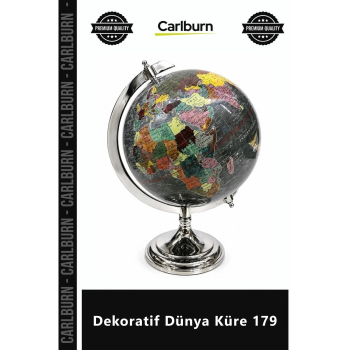 Özel Üretim Estetik Masaüstü Ofis Hediyelik Retro Tasarım Şık Ayaklı Harita Modern Dekoratif Dünya K